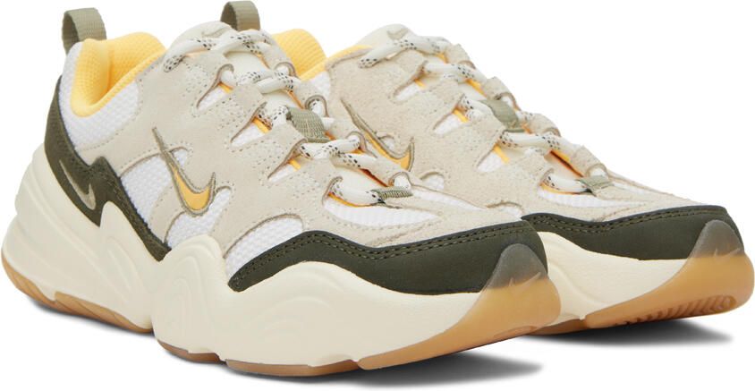 Nike Beige Tech Hera Sneakers - Picture 2