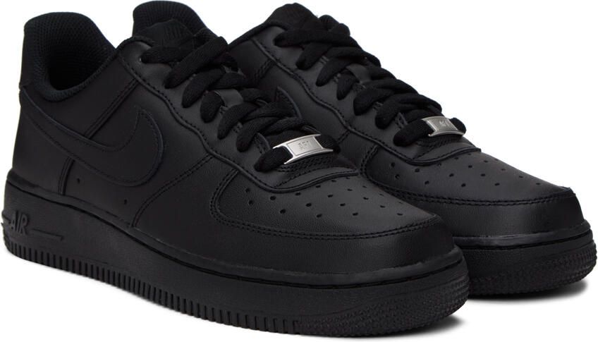 Nike Black Air Force 1 '07 Sneakers - Picture 2