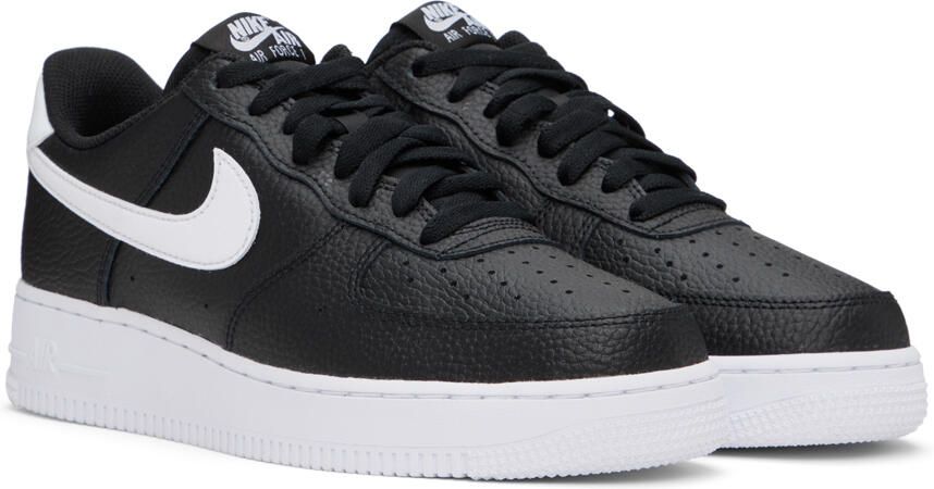 Nike Black Air Force 1 '07 Sneakers - Picture 2