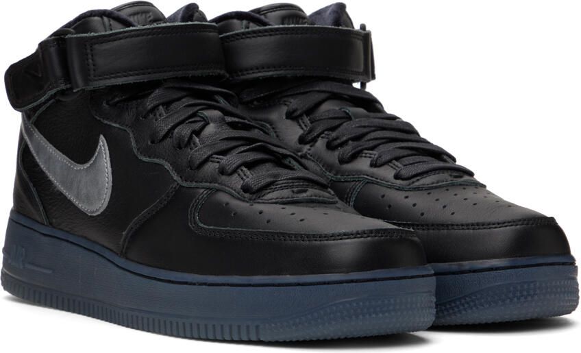 Nike Black Air Force 1 High-Top Sneakers - Picture 2
