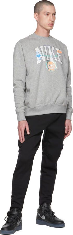 Nike Black Air Force 1 High-Top Sneakers - Picture 4