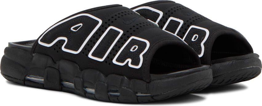 Nike Black Air More Uptempo Slides - Picture 2