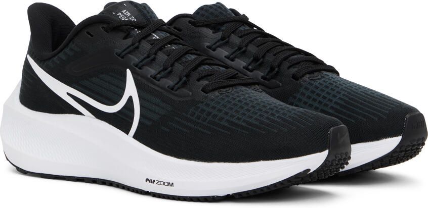 Nike Black & White Air Zoom Pegasus 39 Sneakers - Picture 3