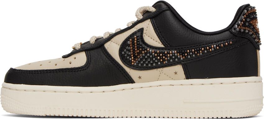 Nike Black & Beige Premium Goods Edition Air Force 1 'The Sophia' Sneakers - Picture 4