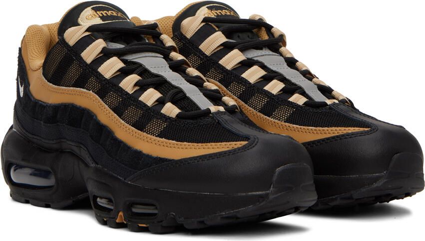 Nike Black & Gold Air Max 95 Sneakers - Picture 2