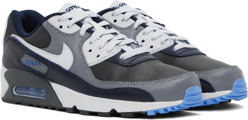 Nike Black & Gray Air Max 90 GTX Sneakers - Picture 2