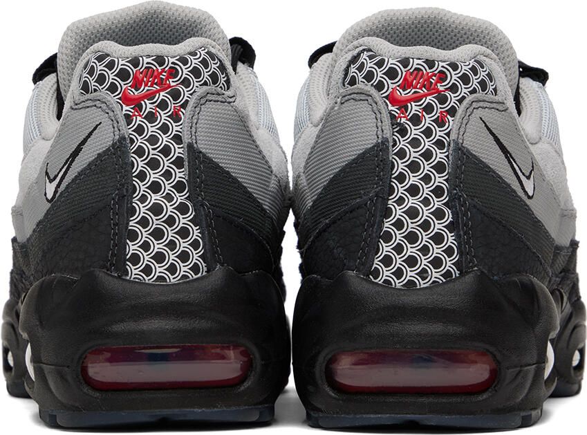 Nike Black & Gray Air Max 95 Premium Sneakers