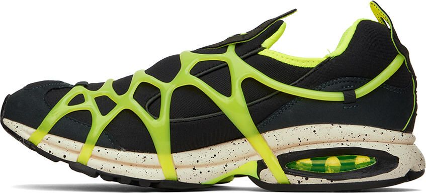 Nike Black & Green Air Kukini Sneakers - Picture 3