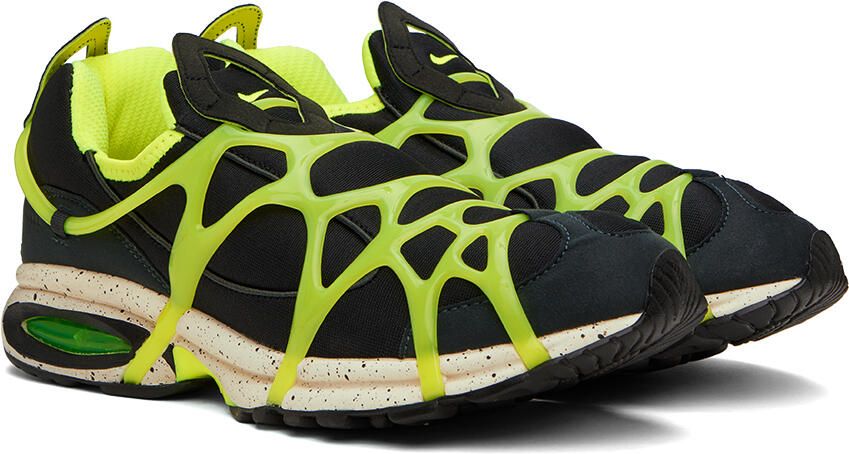 Nike Black & Green Air Kukini Sneakers - Picture 2