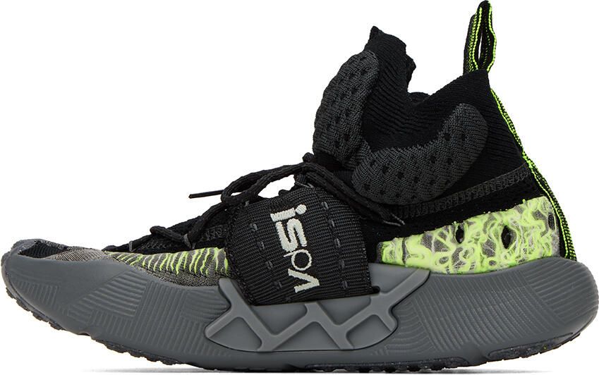 Nike Black & Grey ISPA Sense Flyknit Sneakers - Picture 3