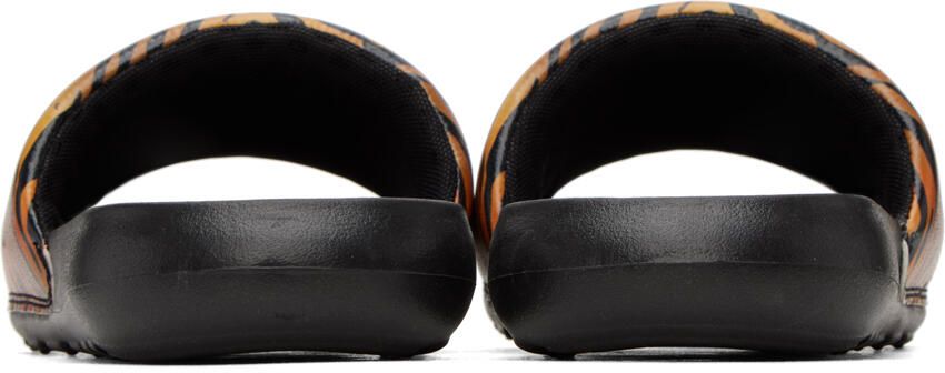 Nike Black & Tan Victori One Slides