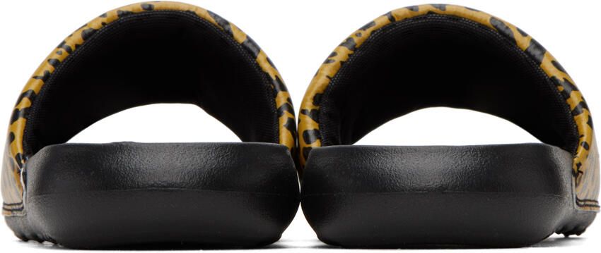 Nike Black & Tan Victori One Slides