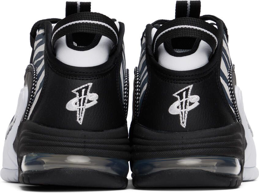 Nike Black & White Air Max Penny Sneakers - Picture 5