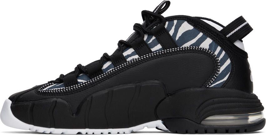 Nike Black & White Air Max Penny Sneakers - Picture 3