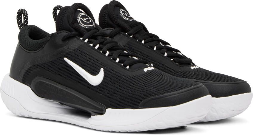 Nike Black Court Air Zoom NXT Sneakers - Picture 2