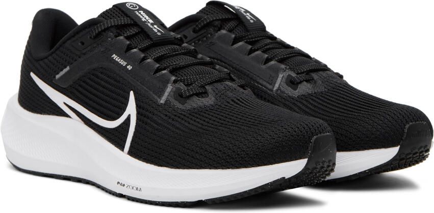 Nike Black Pegasus 40 Sneakers - Picture 2