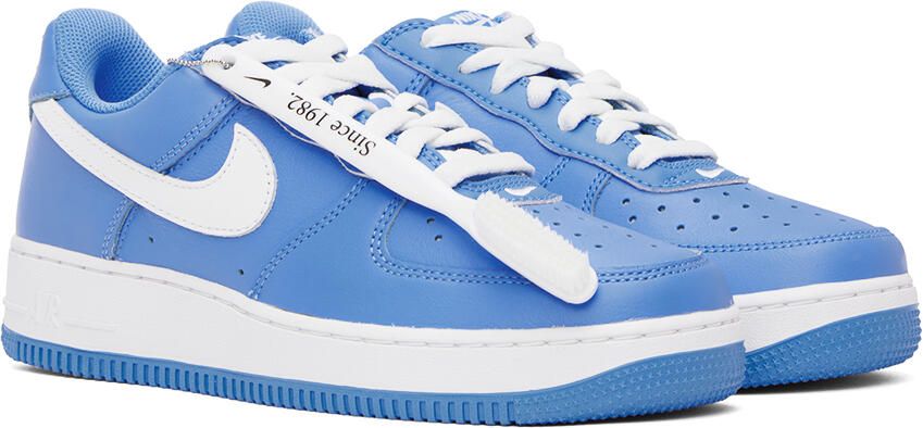 Nike Blue Air Force 1 Low Retro Sneakers - Picture 2