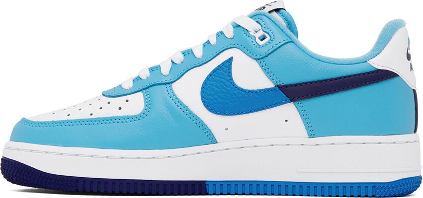 Nike Blue & White Air Force 1 '07 LV8 Sneakers - Picture 3
