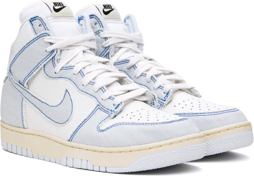 Nike Blue & White Dunk High 85 Sneakers - Picture 2
