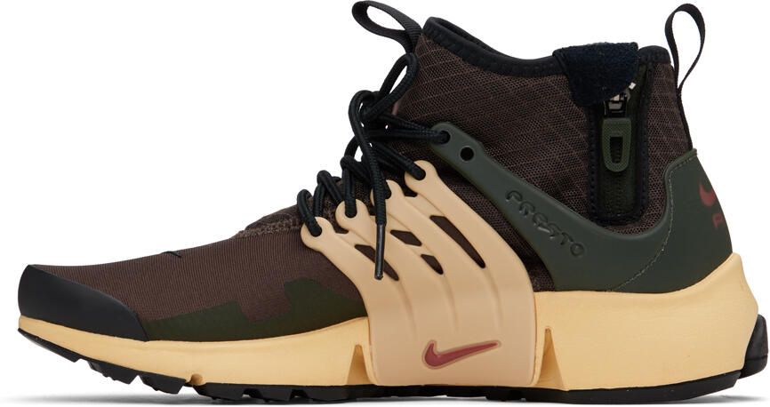 Nike Brown Air Presto Utility Sneakers - Picture 3