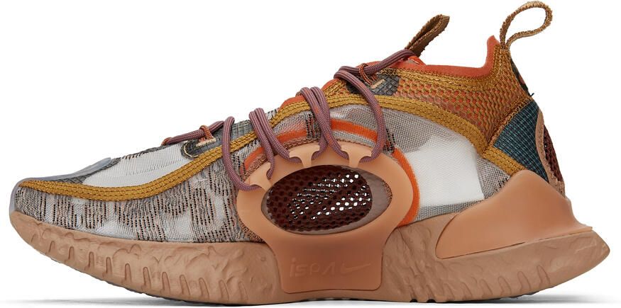 Nike Brown Flow 2020 ISPA Sneakers - Picture 4