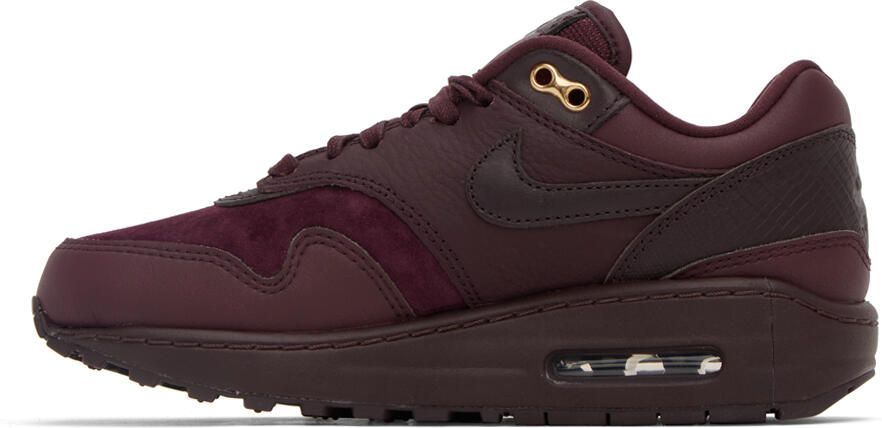 Nike Burgundy Air Max 1 '87 NBHD Sneakers - Picture 2
