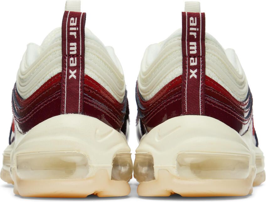 Nike Burgundy & Off-White Air Max 97 Sneakers