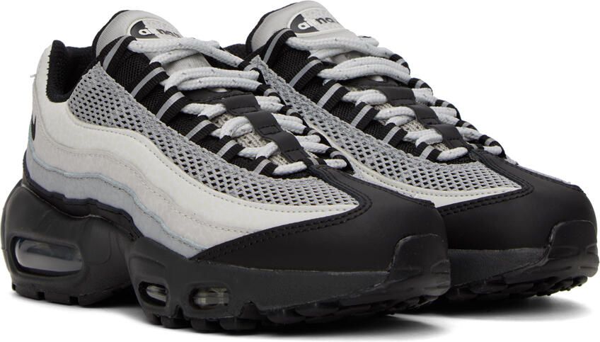 Nike Gray & Black Air Max 95 LX Sneakers - Picture 2