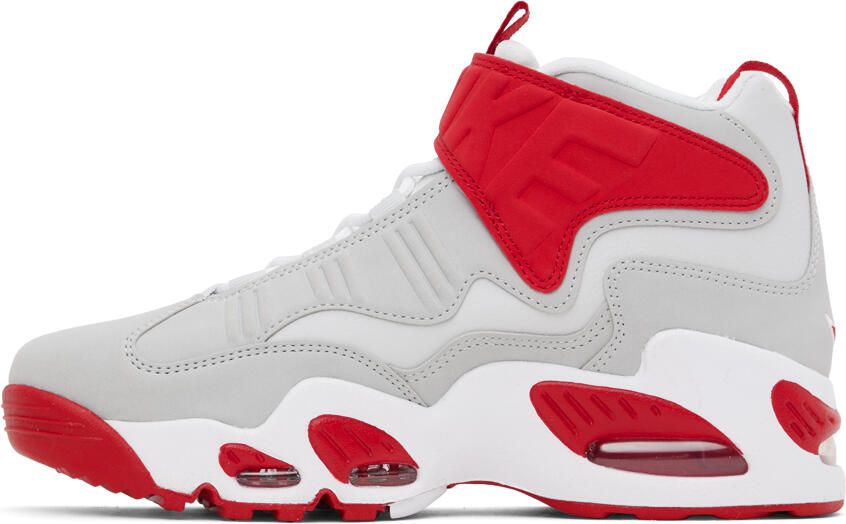 Nike Gray & Red Air Griffey Max 1 Sneakers - Picture 3