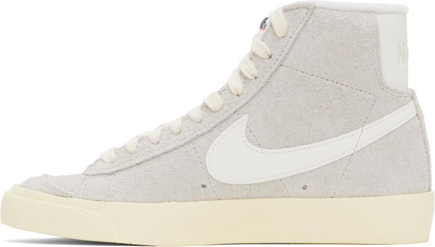 Nike Gray Blazer Mid '77 Vintage Sneakers - Picture 3