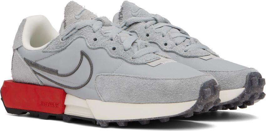Nike Gray Fontanka Waffle Sneakers - Picture 2