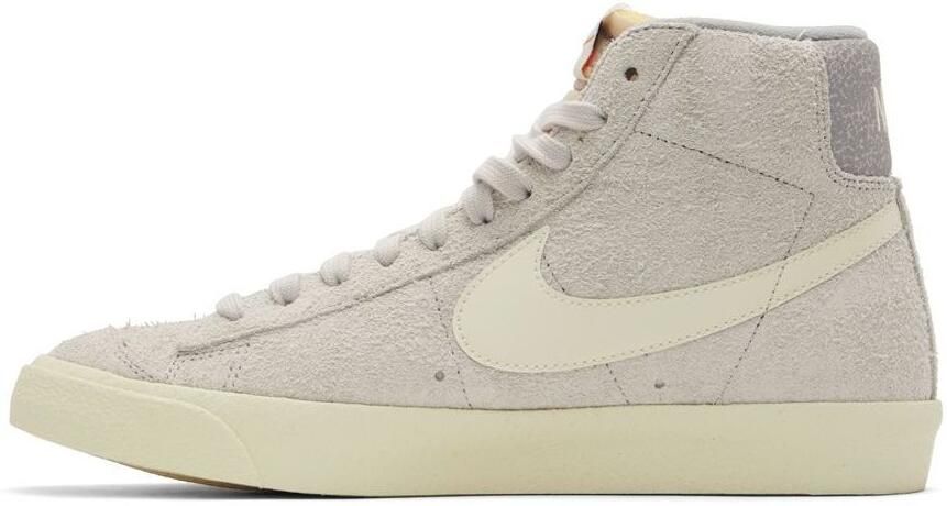 Nike Gray Mid '77 Premium Sneakers - Picture 3