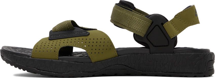 Nike Khaki Air Deschutz+ Sandals - Picture 3