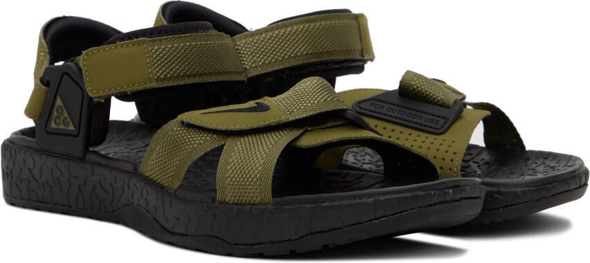 Nike Khaki Air Deschutz+ Sandals - Picture 2