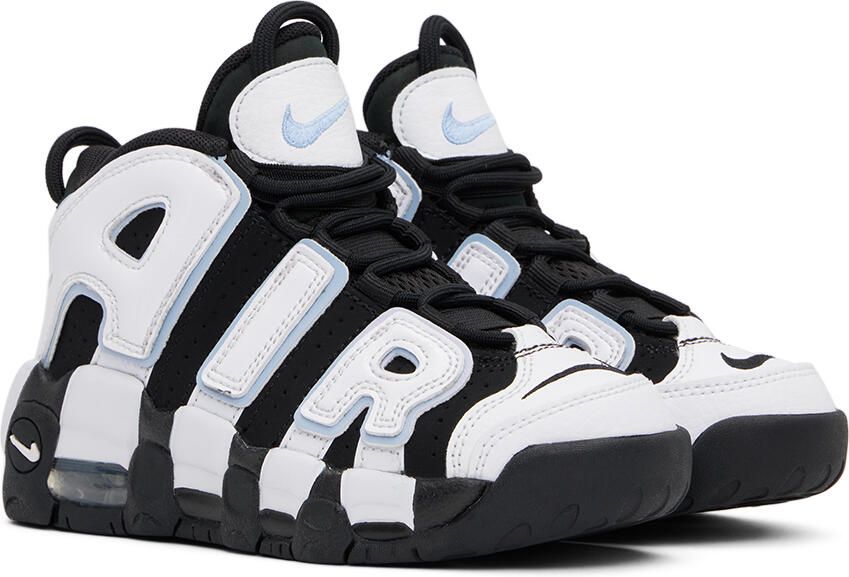 Nike Kids Black Air More Uptempo Little Kids Sneakers - Picture 2