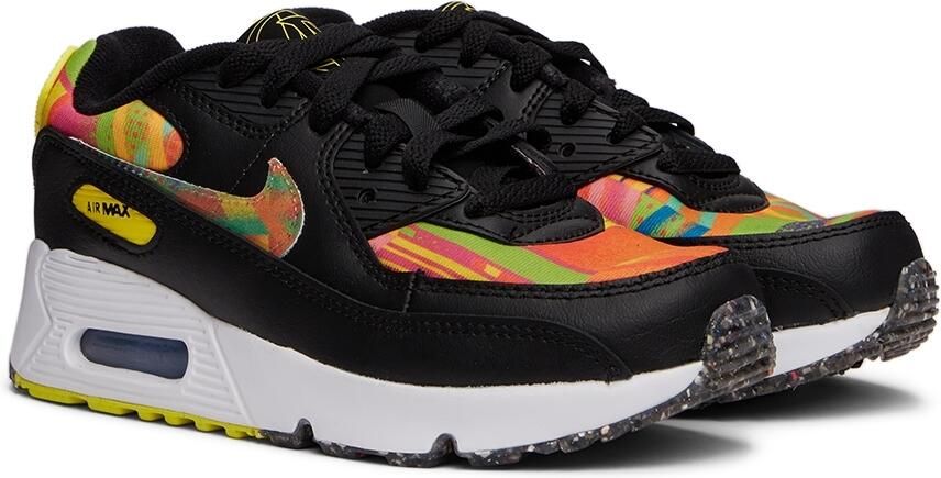 Nike Kids Black & Multicolor Air Max 90 Familia Little Kids Sneakers - Picture 2