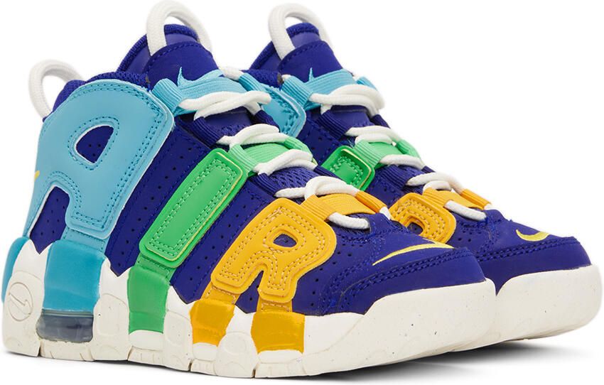 Nike Kids Blue Air More Uptempo Little Kids Sneakers - Picture 3