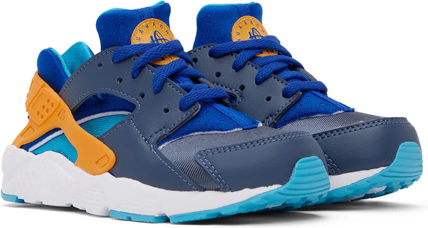 Nike Kids Blue Huarache Run Little Kids Sneakers - Picture 2