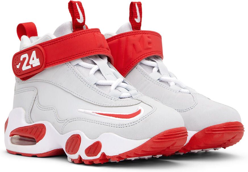 Nike Kids Gray & Red Air Griffey Max 1 Little Kids Sneakers - Picture 2