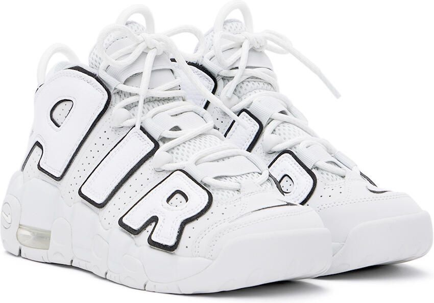Nike Kids Gray More Uptempo Big Kids Sneakers - Picture 2