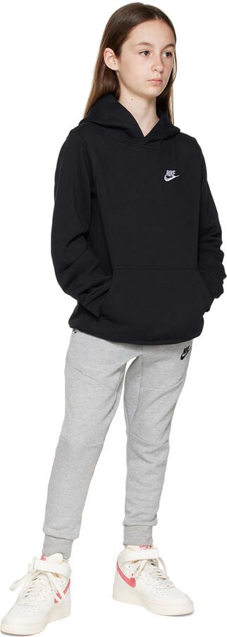 Nike Kids White Air Force 1 Mid Big Kids Sneakers - Picture 4