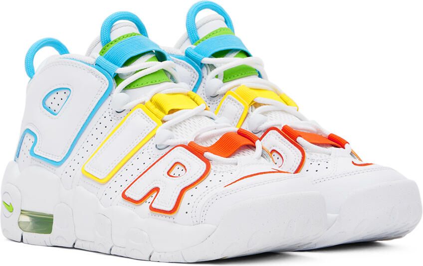 Nike Kids White Air More Uptempo Big Kids Sneakers - Picture 2