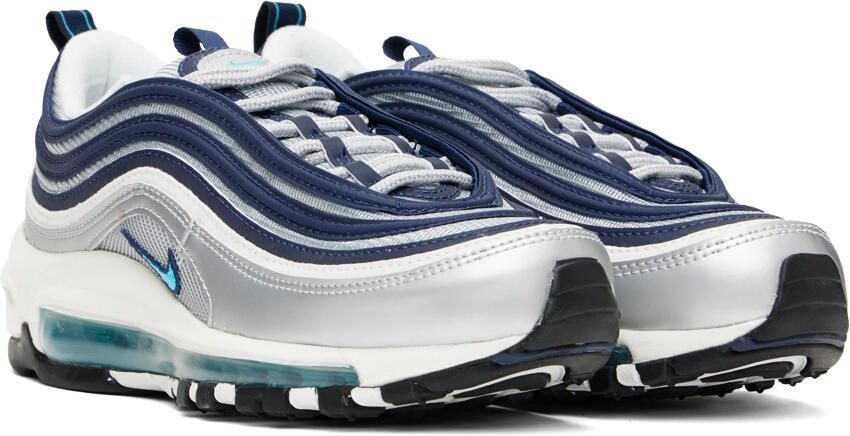 Nike Navy & Silver Air Max 97 Sneakers - Picture 2