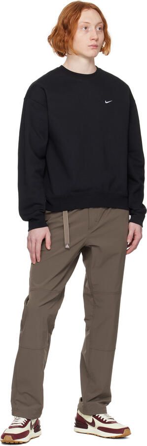 Nike Off-White & Burgundy Waffle One SE Sneakers - Picture 4