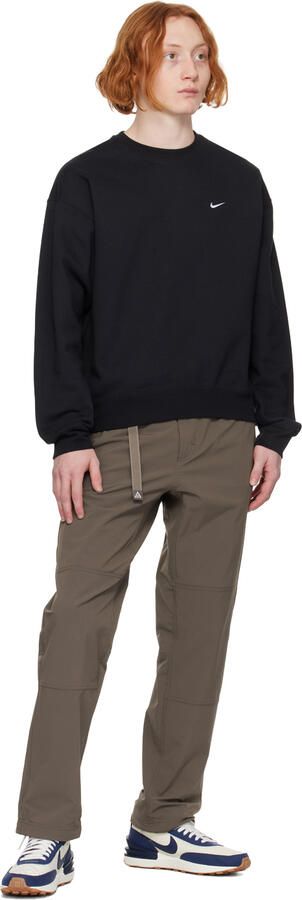 Nike Off-White & Navy Waffle One SE Sneakers - Picture 4