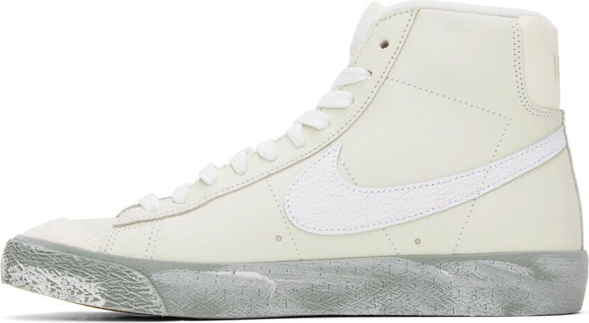 Nike Off-White & Blue Air Force 1 '07 LV8 EMB Sneakers - Picture 5