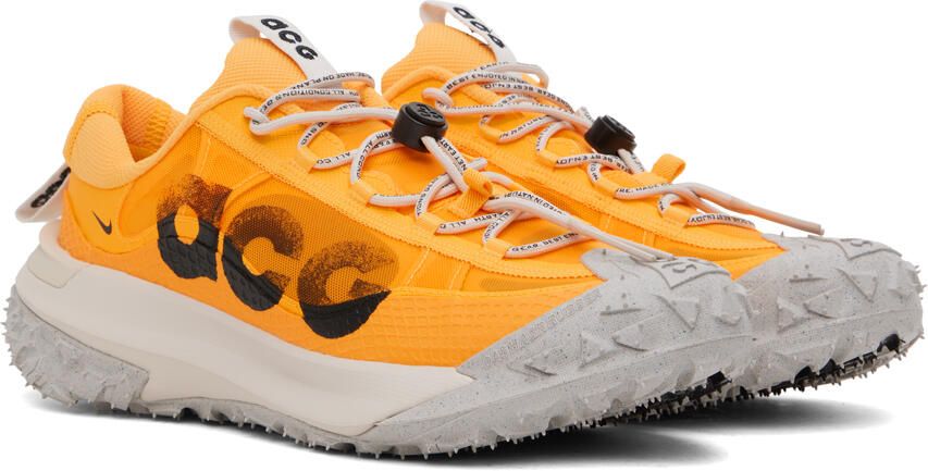 Nike Orange ACG Mountain Fly 2 Low Sneakers - Picture 2