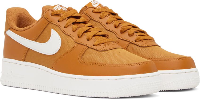 Nike Orange Air Force 1 '07 LV8 NOS Sneakers - Picture 2