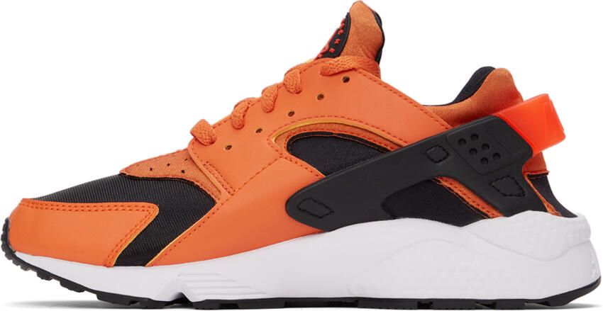Nike Orange Air Huarache Sneakers - Picture 4