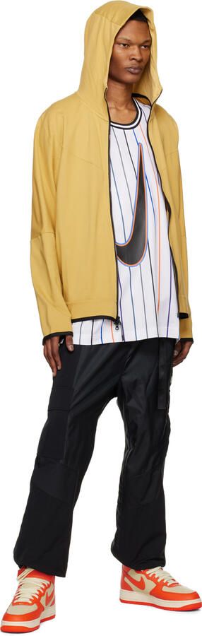 Nike Orange & Khaki Air Force 1 '07 LX NBHD Sneakers - Picture 4